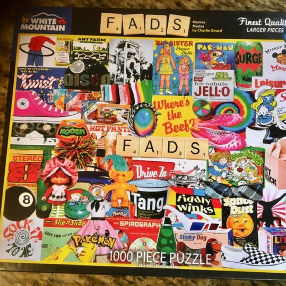 White Mountain Puzzle 1000 Fads